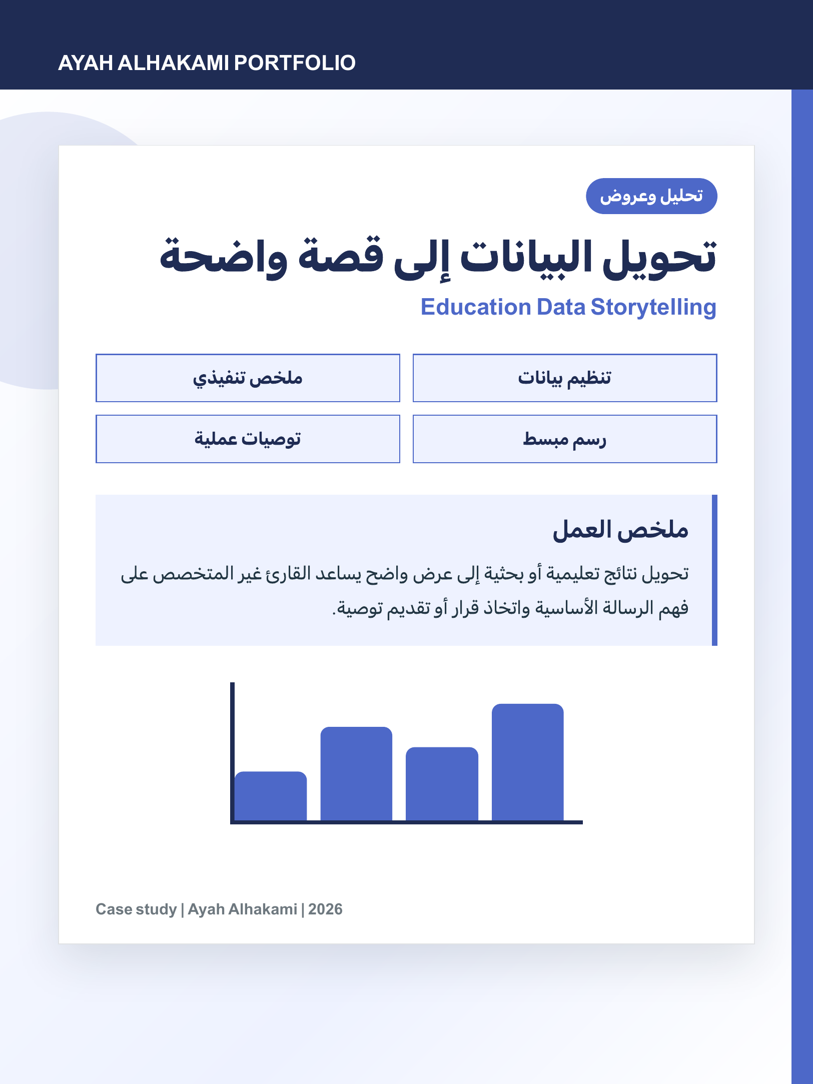Education data storytelling cover