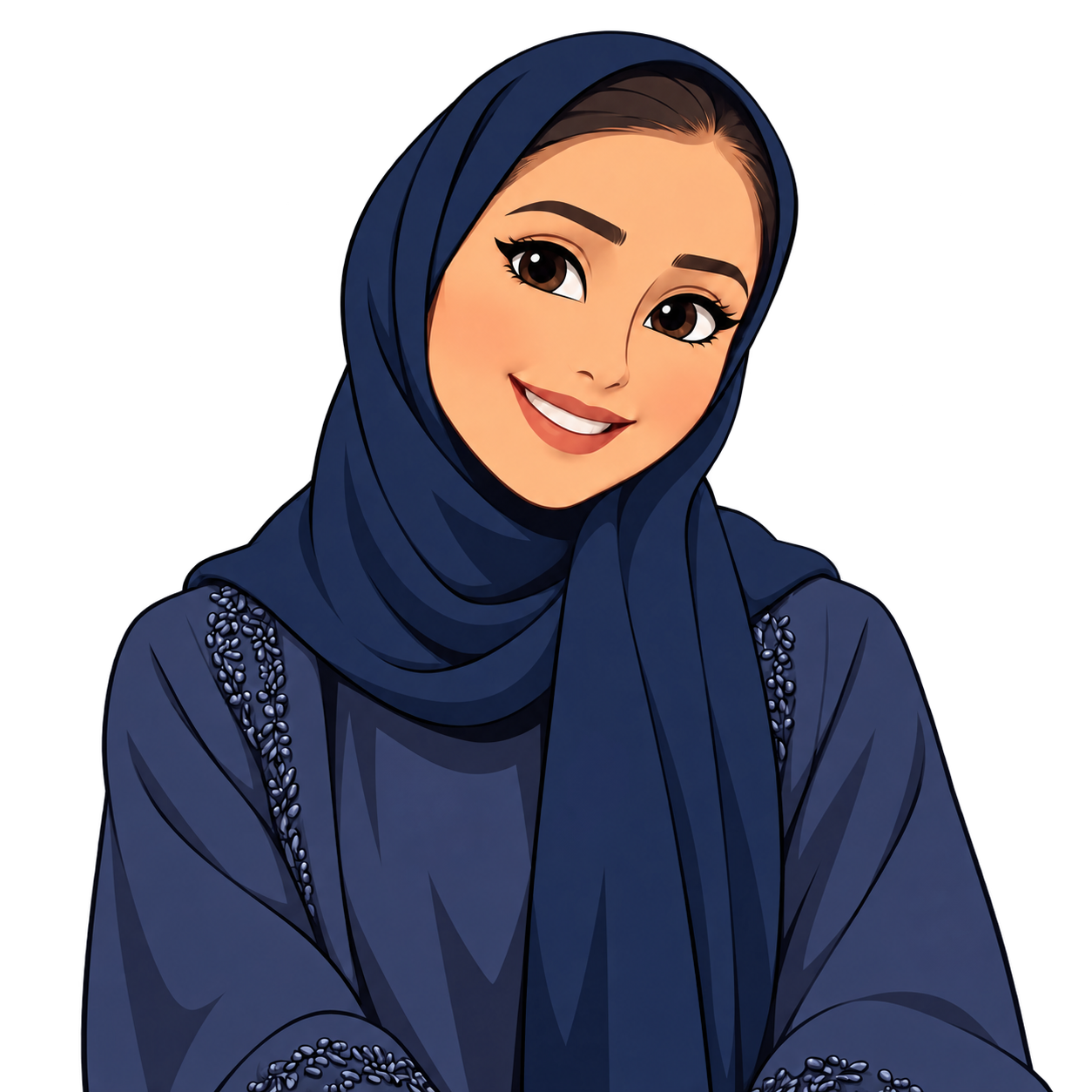 رسم كرتوني لآية الحكمي